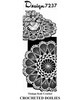 Crochet Petal Doilies Pattern, 3 sizes each small and large Design 7237