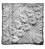 Knitted Bedspread Square Design 7197