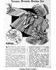 Mail Order Pattern No R2032 Crocheted Baby Set Newspaper Advertisement