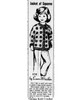 Mail Order Design 428 Girls Crochet Jacket Pattern Newspaper Advertisement