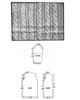 Knitted cable jacket pattern illustration, Design 691