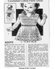 Mail Order Pattern No R-2070 Childs Crocheted Dress Newspaper Advertisement