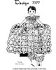 Doll Toaster Cover with crocheted motif dress pattern Design 7177