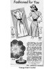 Mail Order Pattern No 3135 Crocheted Doilies Newspaper Advertisement