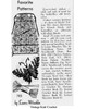 Mail Order Design 703 Knitted Bedspread Pattern Newspaper Advertisement