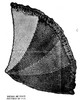 Section of pinwheel crocheted rug