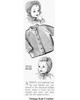 Mail Order Pattern No 2155, Crochet Baby Sweater newspaper advertisement
