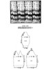 Tennis Sweater Crochet pattern stitch illustration with blocking chart