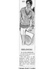 Mail Order Design 639 Crocheted Mens Sweater Newspaper Advertisement