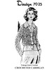 Irish Rose Crocheted Cardigan Pattern Design 7025