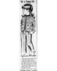 Mail Order Design 526 Girls Crocheted Jacket Newspaper Advertisement
