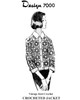 Granny Square Crocheted Jacket Pattern, Mail Order Design