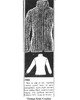 Mail Order Design 7443 Crocheted Jacket Pattern Newspaper Advertisement