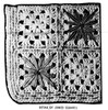 Illustration of four joined blocks for jacket