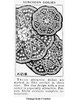 Filet Crocheted Flower Luncheon Set Design 1218