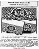 Mail Order Design pattern 2906, filet crochet edging newspaper advertisement