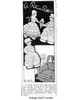 Mail Order Pattern No E-1071, Crocheted Chair Set Newspaper Advertisement