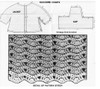 Crochet Baby Jacket Shell Stitch Illustration for Design 3184