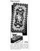 Mail Order Design 2116 Crochet Runner Newspaper Advertisement