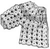 Pattern Stitch Illustration for crocheted baby javket