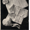 Cable Layette Knitting Pattern 