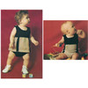 Toddler Knitted Top Panties Pattern Set 