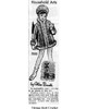 Mail Order Design 7095 Knitted Girls Coat & Hat Newspaper Advertisement