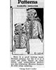 Mail Order Pattern No 1104, Girls Knitted Cardigan Newspaper Advertisement