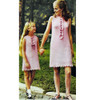 Knitted Sleeveless Dress Pattern for Mother Daughter