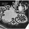 Crocheted Regency Doily Pattern, Vintage 1940s