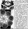 Alice Brooks 7254, Crochet Doily Newspaper Advertisement