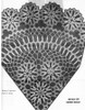 Flower Medallion Crocheted Doily Pattern, Design 598