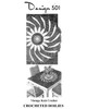 Daisy Center with Pinwheel Crochet Doily Pattern Design 501