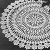 Vintage Flower Doily Crochet Pattern from National Needlecraft Bureau