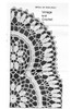Oval Doily Crochet Pattern Illustration Design 7131