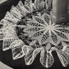 Ruffled Spring Crocus Crocheted Doily Pattern 