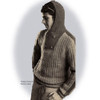 Vintage Hooded Pullover Knitting Pattern 