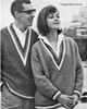 Unisex V-Neck Pullover Knitting Pattern