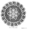 Illustration of crocheted doily No 3145