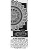 Mail Order Pattern No 5968, Crochet Doily Newspaper Advertisement
