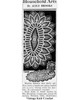 Mail Order Design 7218, Crocheted Doilies Pattern Newspaper Advertisement