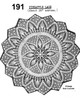 Crochet Pineapple Lace Doily Pattern, Mail Order No 191