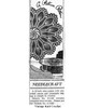 Mail Order Pattern No E-1109, Crocheted Doily Newspaper Advertisement