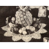 Pineapple Bordered Plate Centerpiece Pattern 