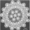 Crochet Pineapple Doily Doily pattern from Workbasket 1953