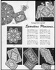 Crochet Sunflower Doily Pattern in the 1948 Laura Wheeler Designs Catalog