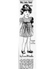 Girls Crochet Dress newspaper advertisement, Laura wheeler Design 408