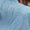 Lacy Jiffy Knitted Afghan Pattern 