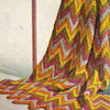 Color Ripple Afghan Knitting Pattern 