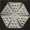 Popcorn Octagon Medallion Crochet Pattern for Bedspreads